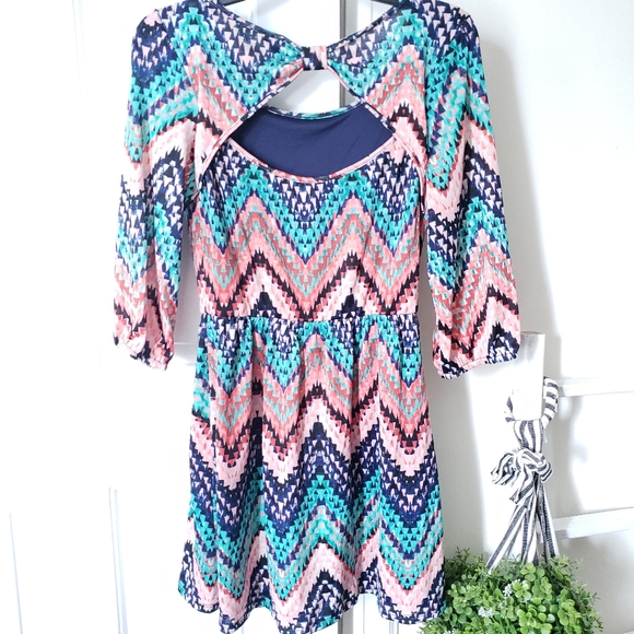 Red camel dress - Picture 2 of 2